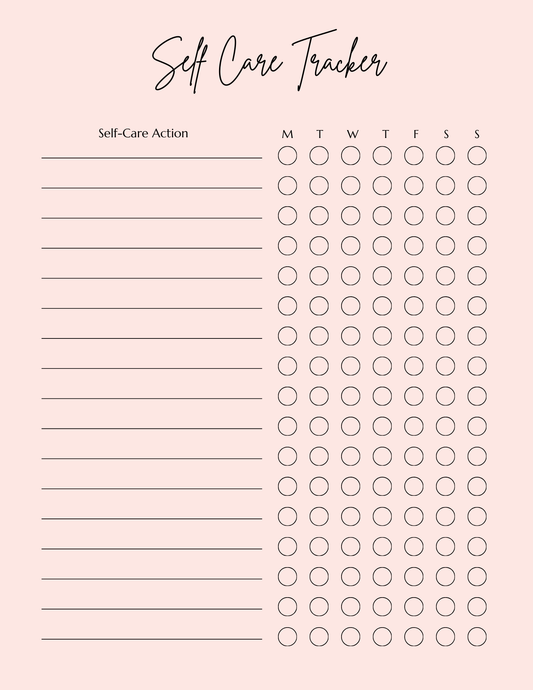 Self Care Tracker