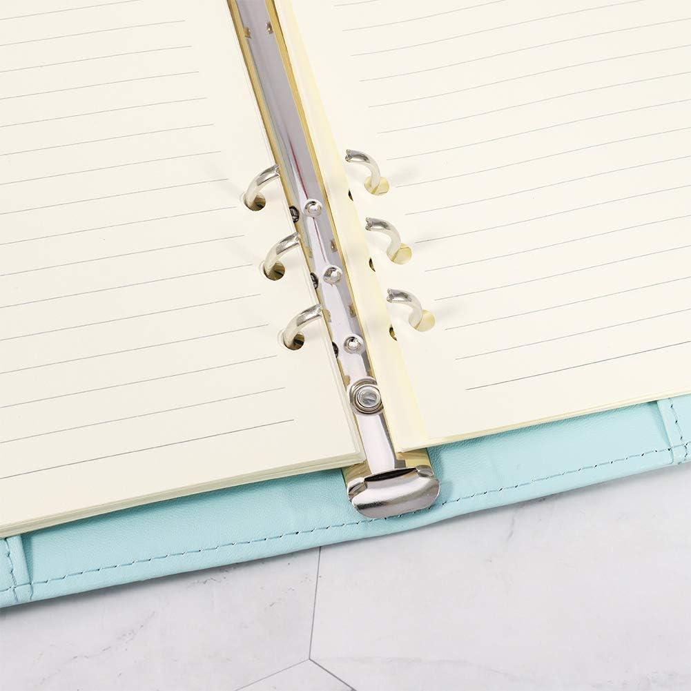 Ice Blue A5 6 Hole Ring Binder