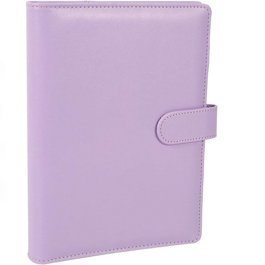 Pale Lilac A5 6 Hole Ring Binder