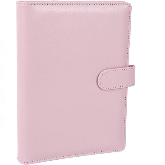 Sugar Pink A5 6 Hole Ring Binder